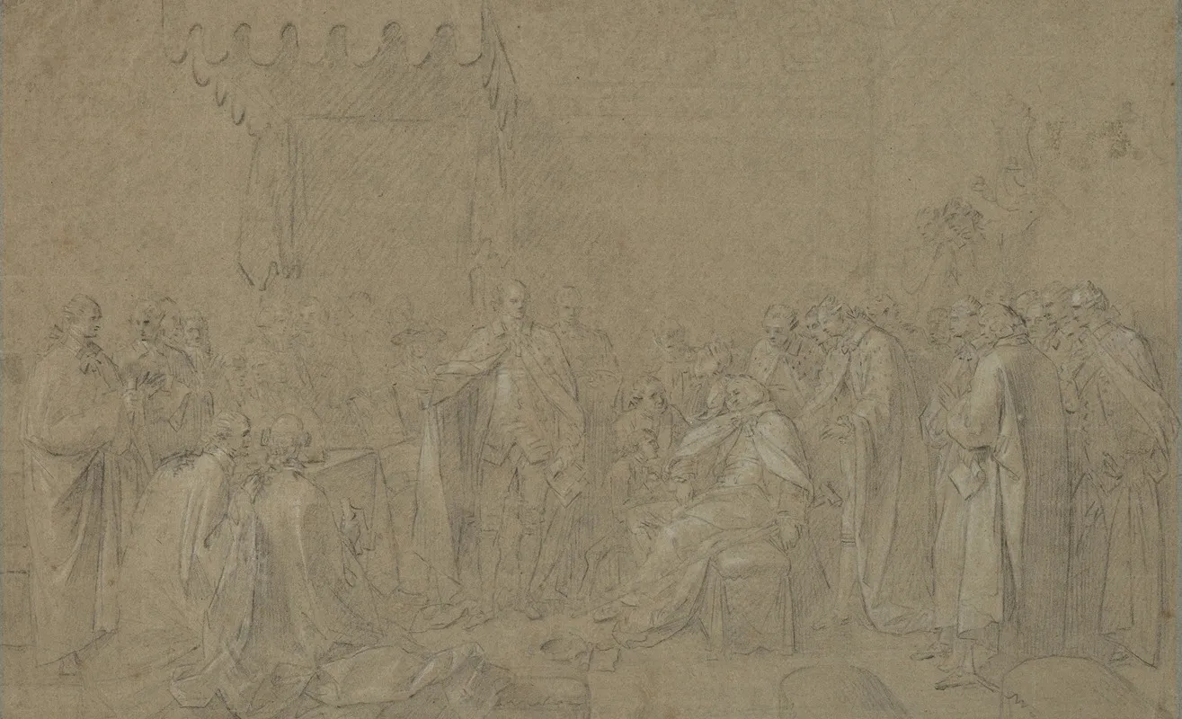 Study For The Death Of The Earl Of Chatham