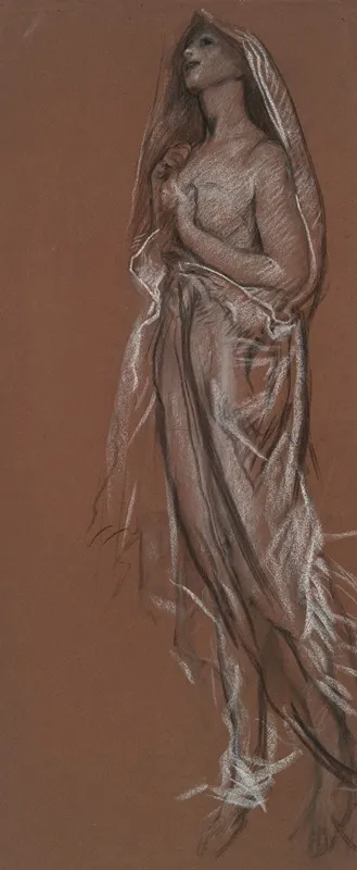 Study For The Figure Of 4 Am In The Hours Ceiling Mural House Chamber Pennsylvania State Capitol At Harrisburg