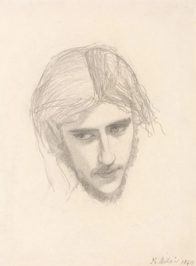 Study For The Head Of Ferdinand In Ferdinand Lured By Ariel 2