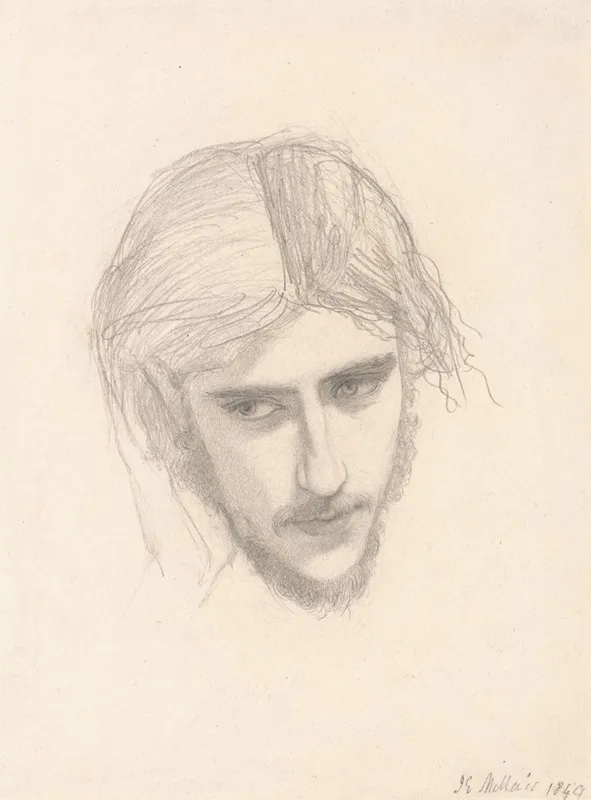 Study For The Head Of Ferdinand In Ferdinand Lured By Ariel
