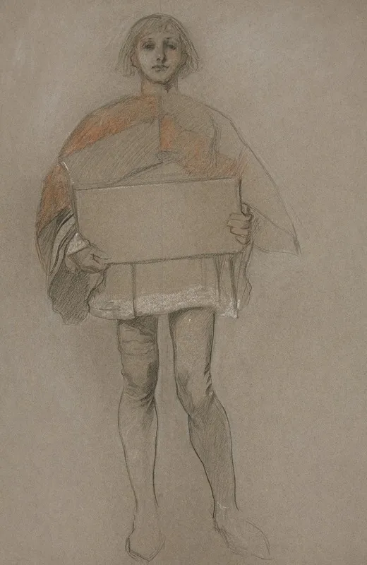 Study For The Reconciliation One Of A Series Of Paintings Executed For The Royal Exchange London 1896