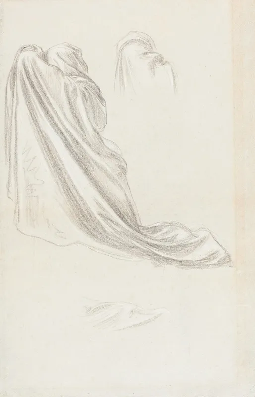 Study For The Wise And Foolish Virgins Wall Art by Frederic Leighton - High-Resolution Digital Print