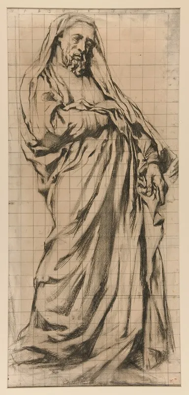 Study For Trinity Church Jeremiah Wall Art by John La Farge - High-Resolution Digital Print
