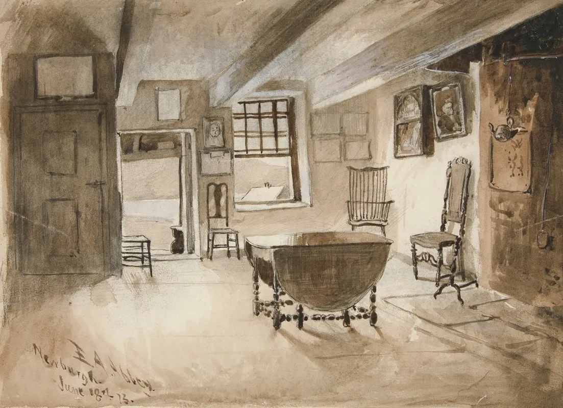 Study For Washingtons Headquarters At Newburgh New York
