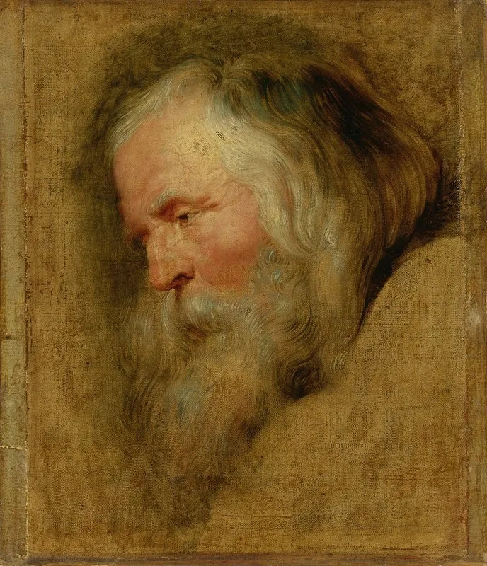 Study Head Of Caspar The Eldest Magus
