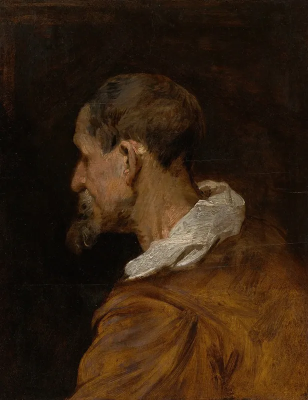 Study Head Wall Art by Anthony van Dyck - High-Resolution Digital Print