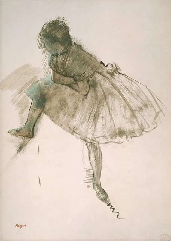 Study Of A Ballet Dancer