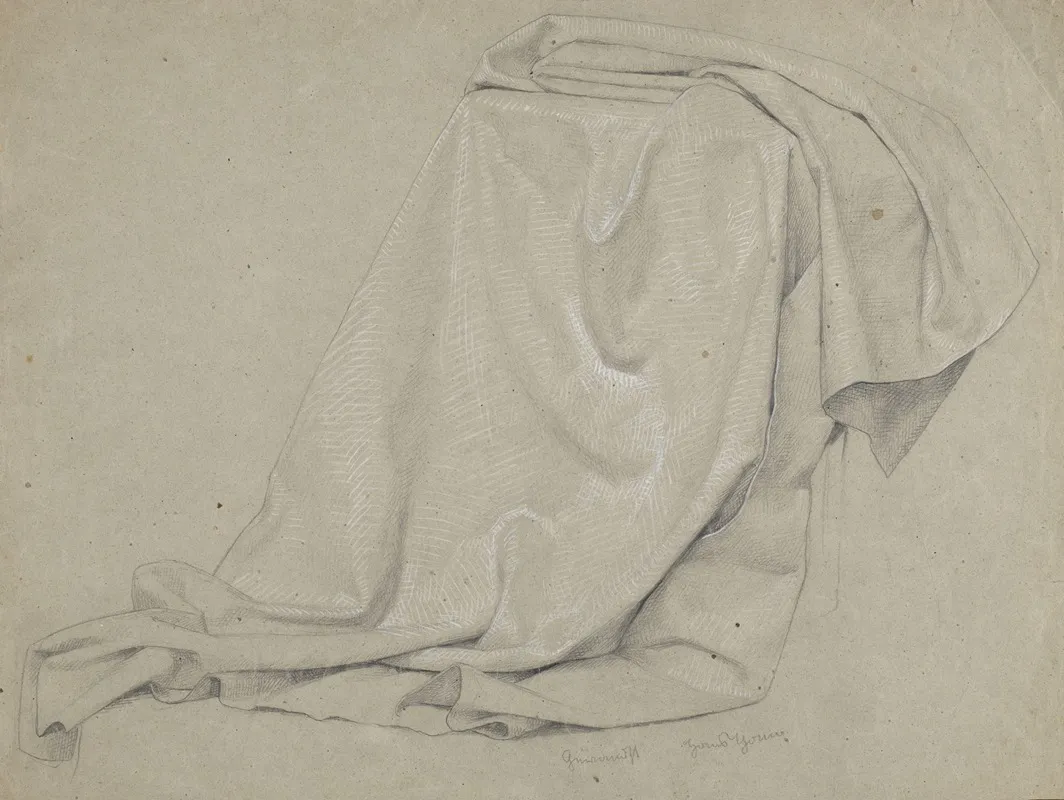Study Of A Drapery