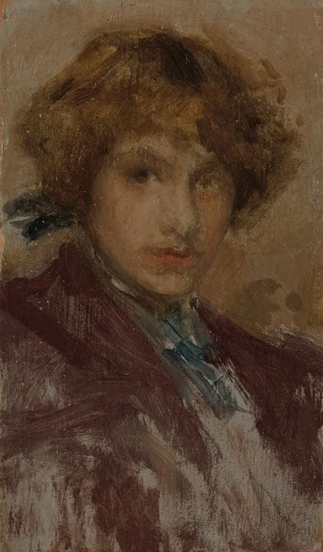 Study Of A Girls Head And Shoulders