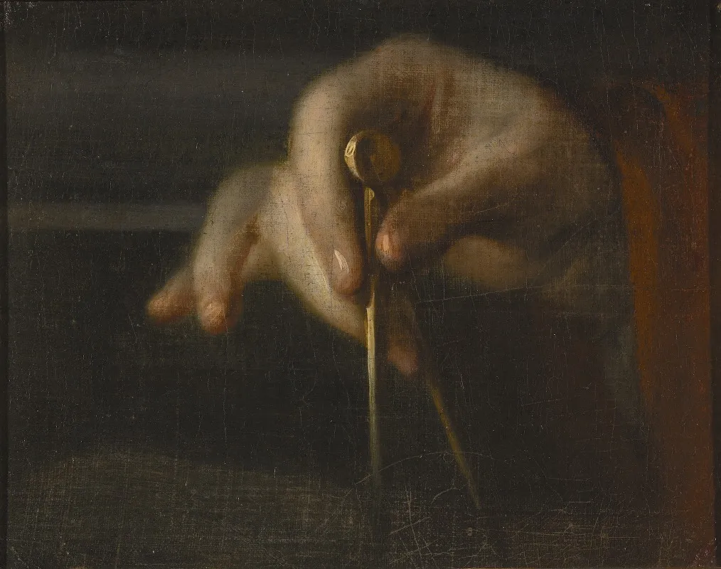 Study Of A Hand 12 Wall Art by Georg Engelhard Schröder - High-Resolution Digital Print