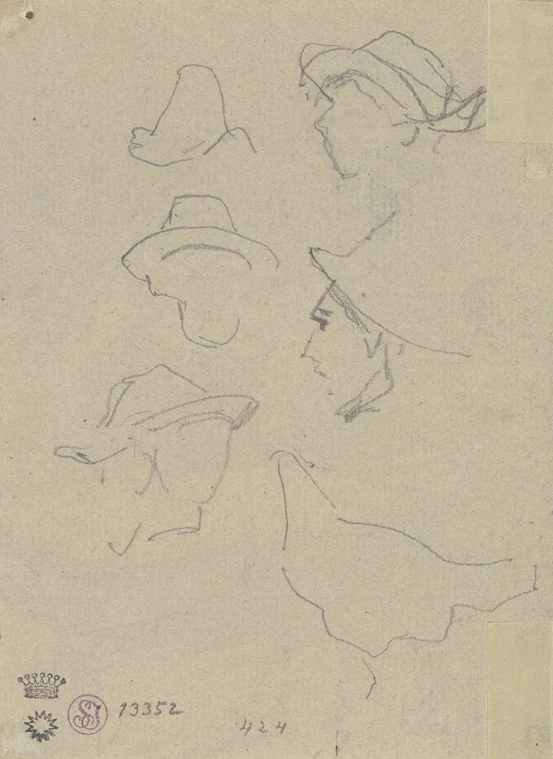 Study Of A Head 13