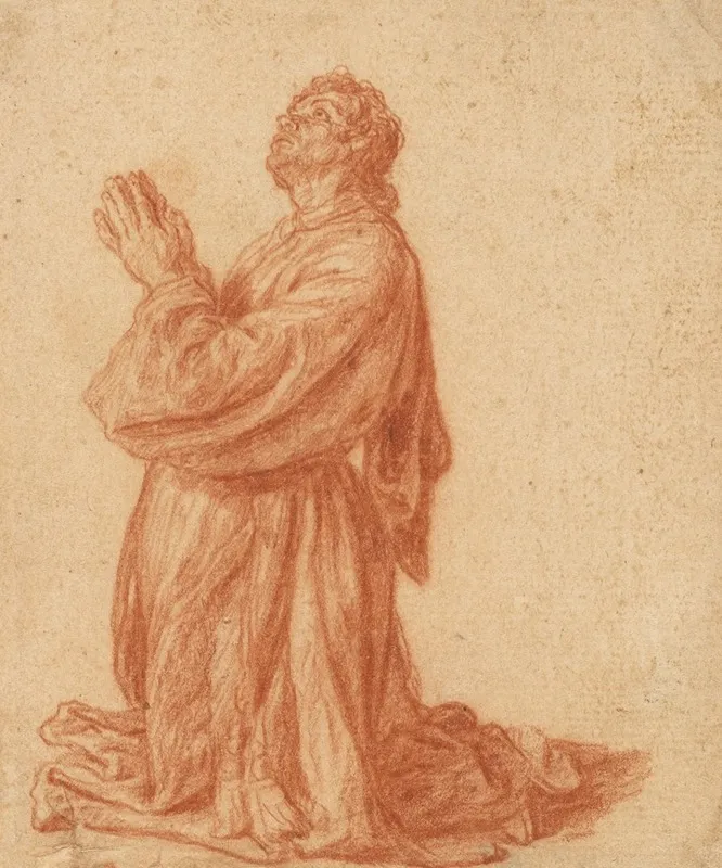 Study Of A Kneeling Man 2