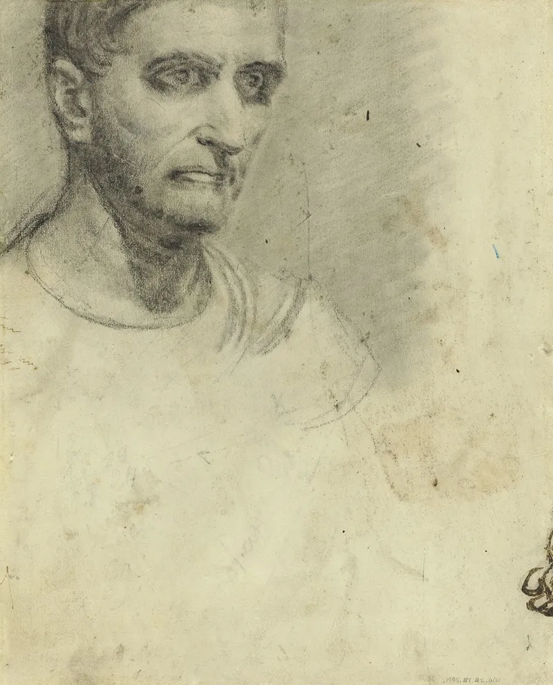 Study Of A Man Verso