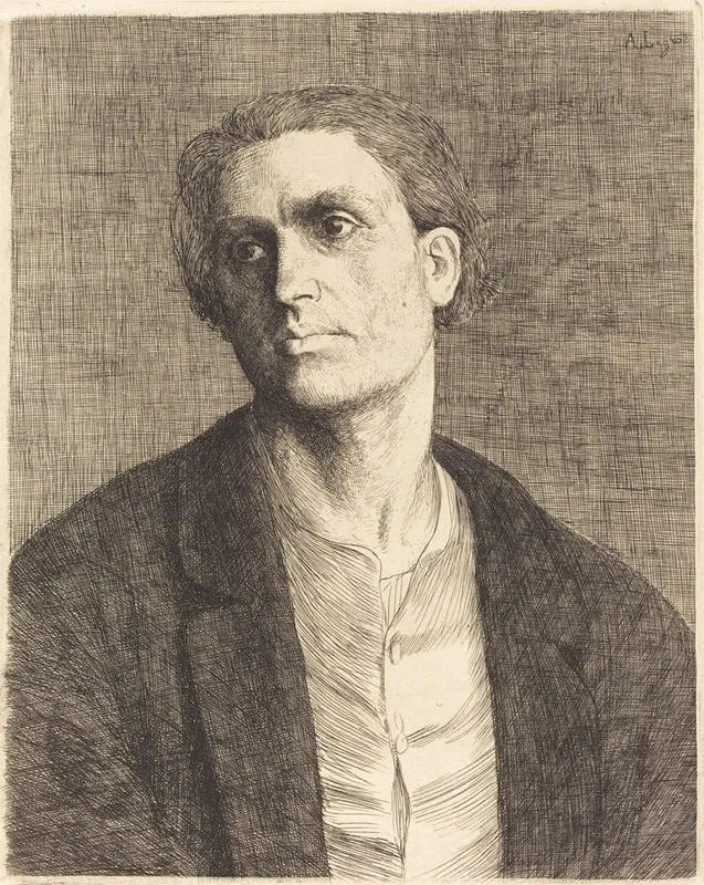 Study Of A Mans Head Etude De Tete Dhomme