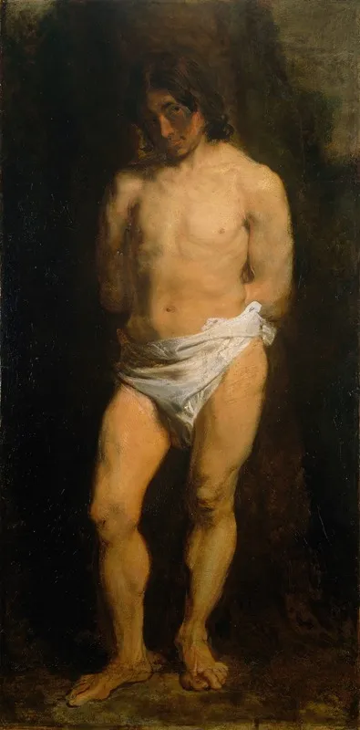 Study Of A Naked Youth Wall Art by Anthony van Dyck - High-Resolution Digital Print