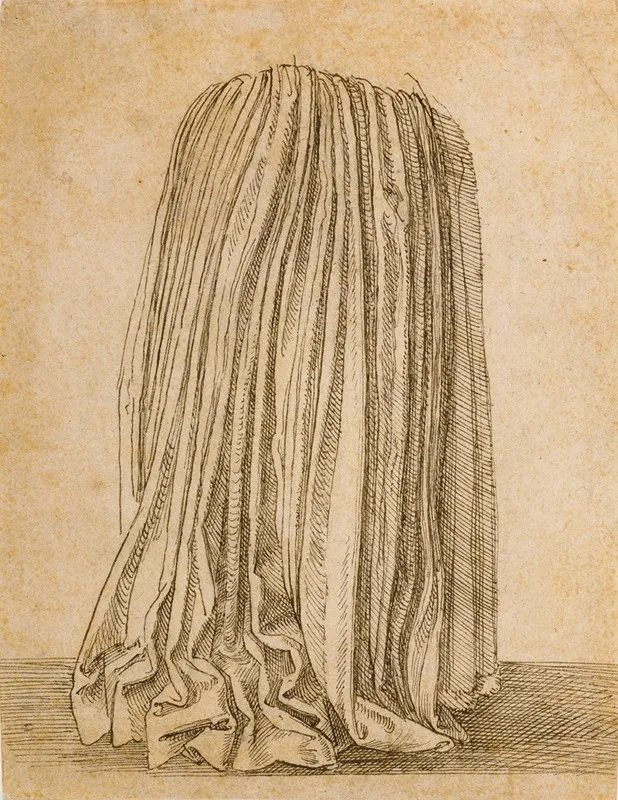Study Of A Pleated Skirt