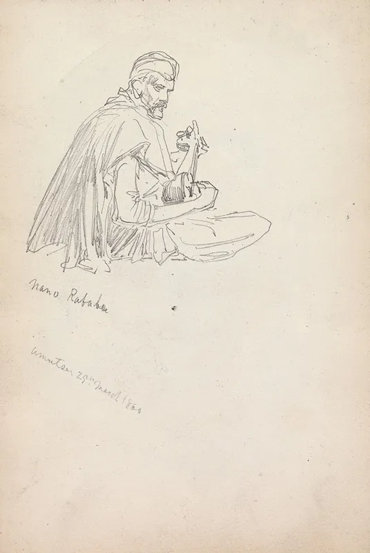 Study Of A Rababi Musician Amritsar
