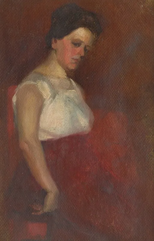 Study Of A Seated Woman 2