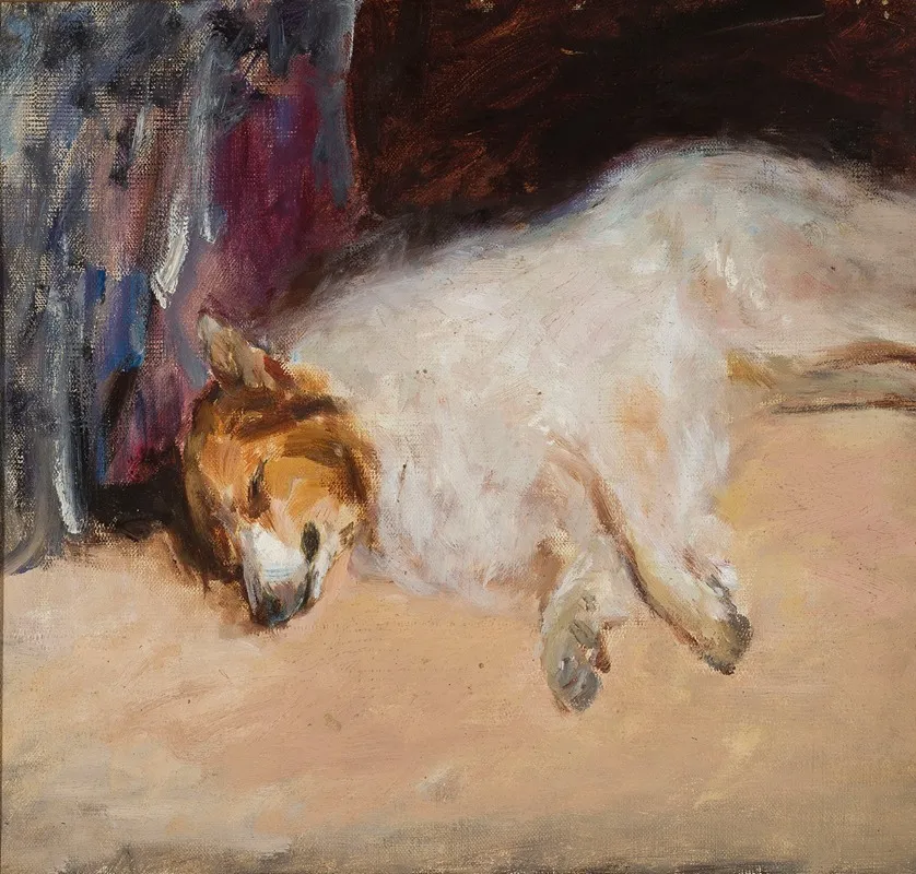 Study Of A Sleeping Dog For The Portrait Of Prince Golitsyn