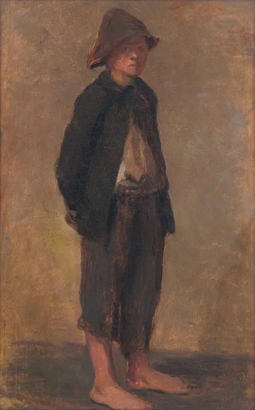 Study Of A Standing Boy