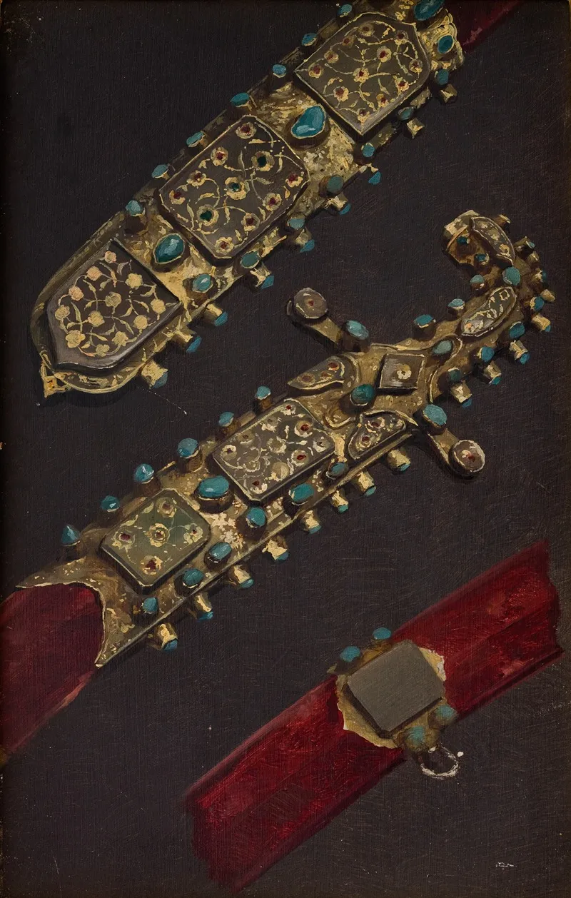Study Of A Turkish Sabre From The 17th C