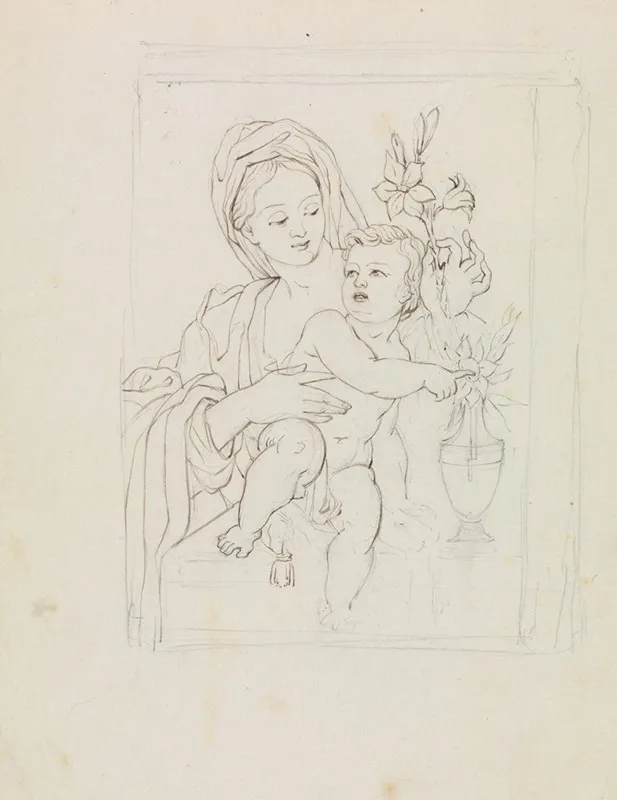 Study Of A Woman And Child 3