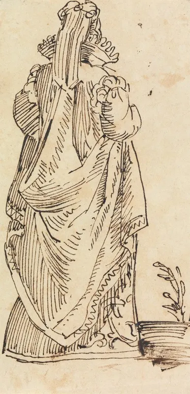 Study Of A Woman At Rear View