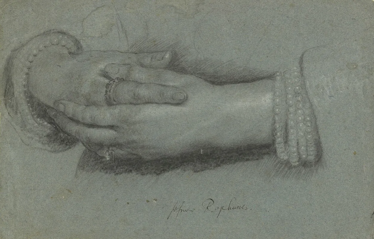 Study Of A Womans Hands