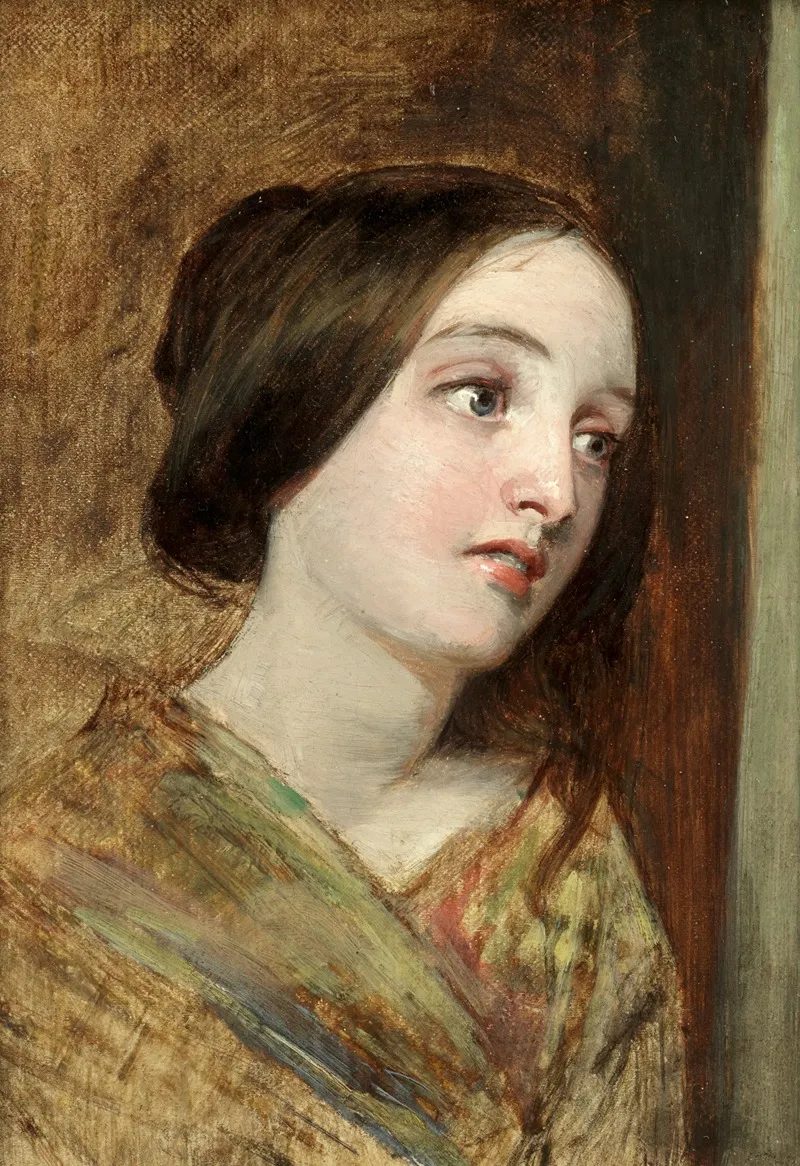 Study Of A Young Girl