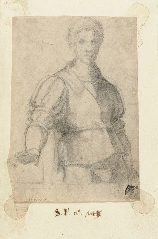 Study Of A Young Man 5 Wall Art by Andrea del Sarto - High-Resolution Digital Print