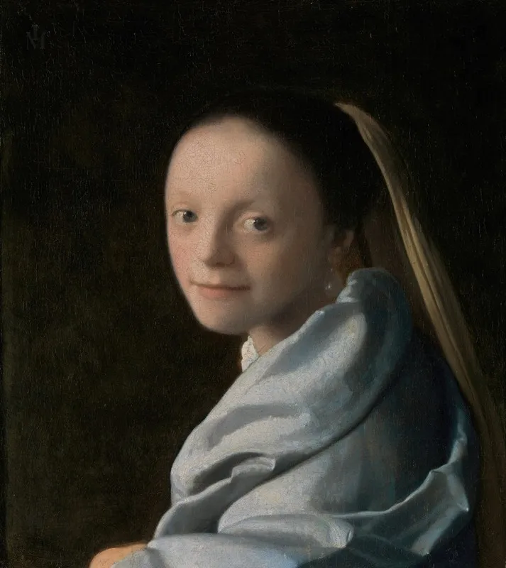 Study Of A Young Woman 3 Wall Art by Johannes Vermeer - High-Resolution Digital Print