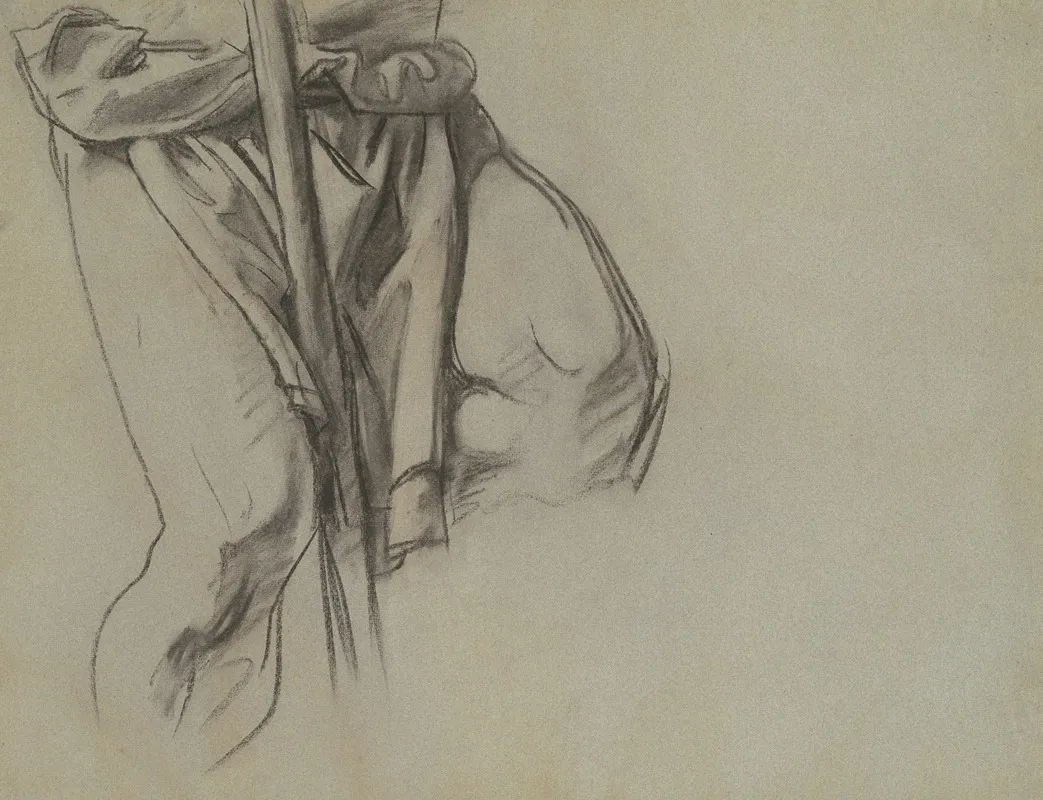 Study Of Adam For The Fifteen Mysteries Of The Rosary Wall Art by John Singer Sargent - High-Resolution Digital Print