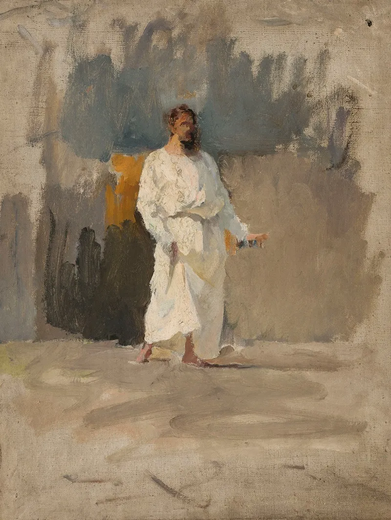 Study Of Christ For The Painting Pool Of Siloam