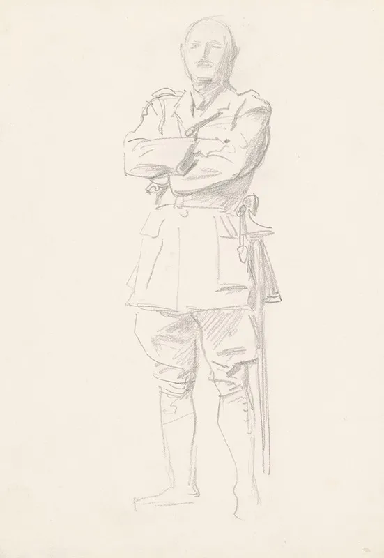 Study Of General Louis Botha For General Officers Of World War I