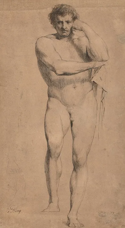 Study Of Hercules For Crowning The Victors At Olympia