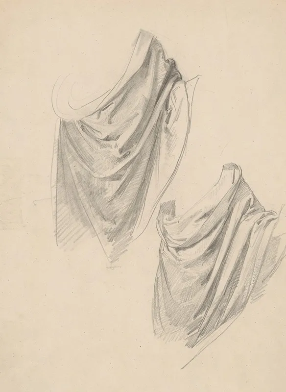 Study Of Moses Robe To The Painting Immaculate Conception Of The Blessed Virgin Mary Wall Art by Józef Simmler - High-Resolution Digital Print