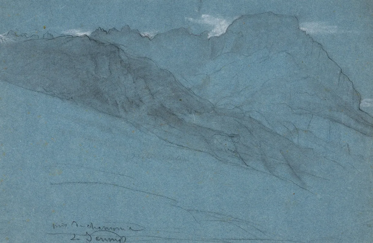 Study Of Moutains In Chamonix
