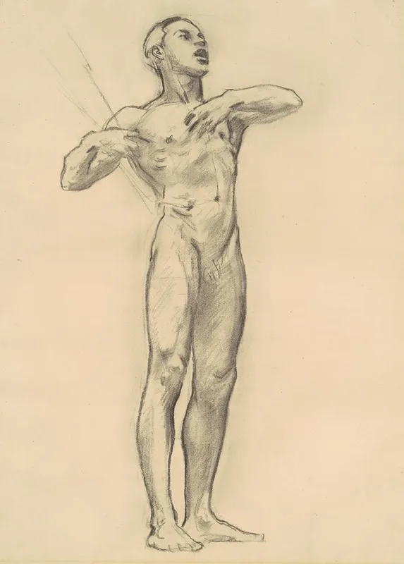 Study Of Orpheus For Classic And Romantic Art Wall Art by John Singer Sargent - High-Resolution Digital Print