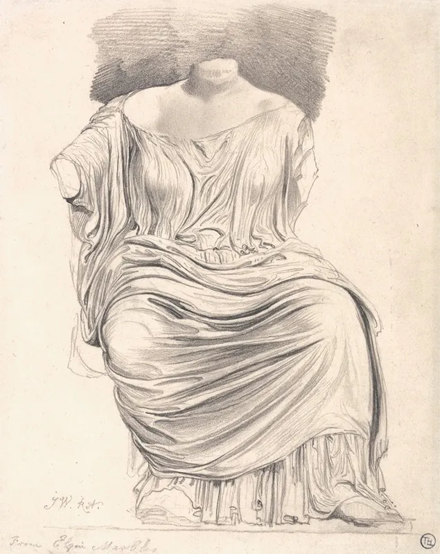 Study Of Sculpture From The Elgin Marbles