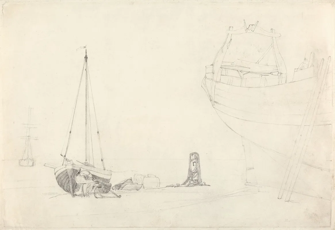 Study Of Small Fishing Vessel On Shore