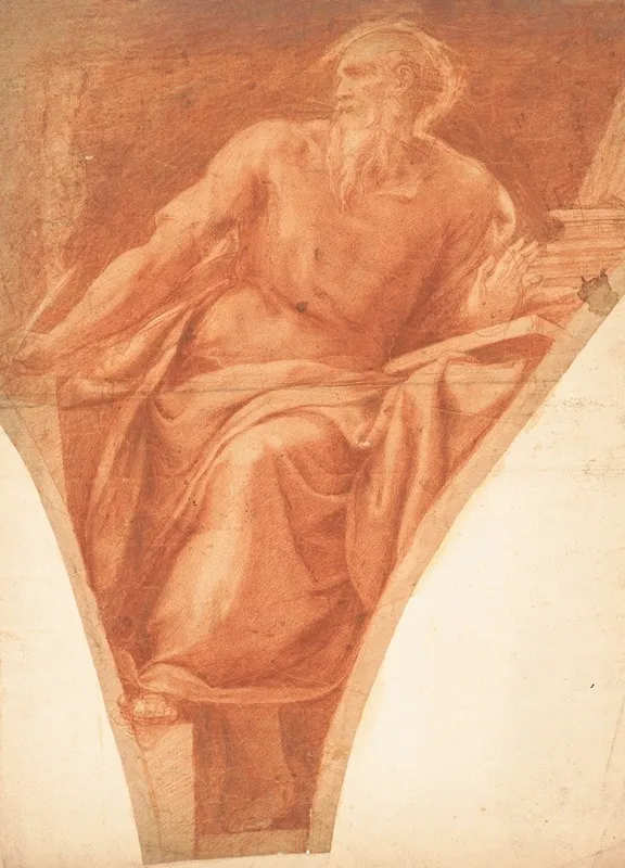 Study Of St Jerome Wall Art by Girolamo Muziano - High-Resolution Digital Print