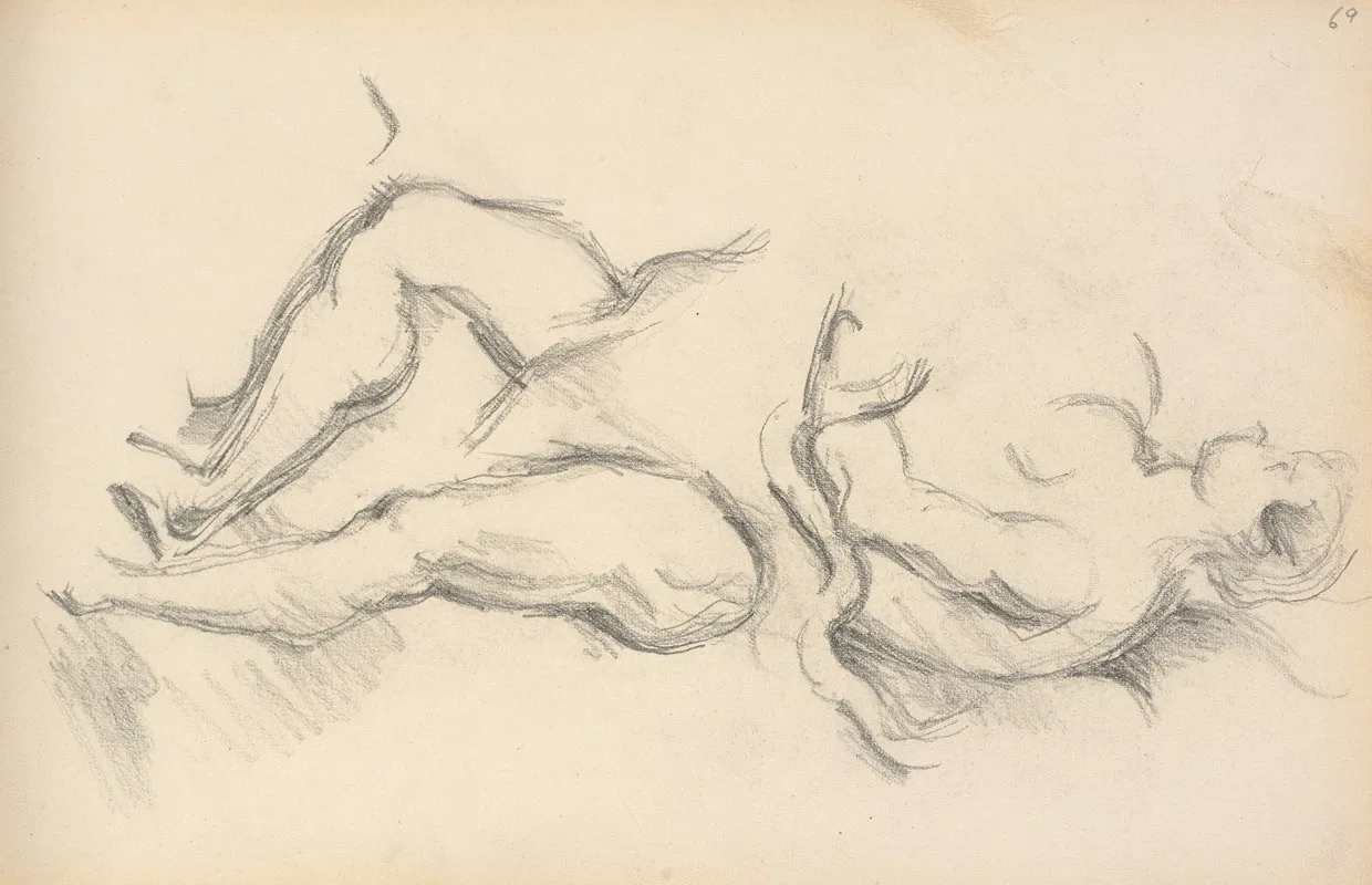 Study Of The Allegorical Figure Of The Genius Of Health From Rubens The Birth Of Louis Xiii At Fontainbleau