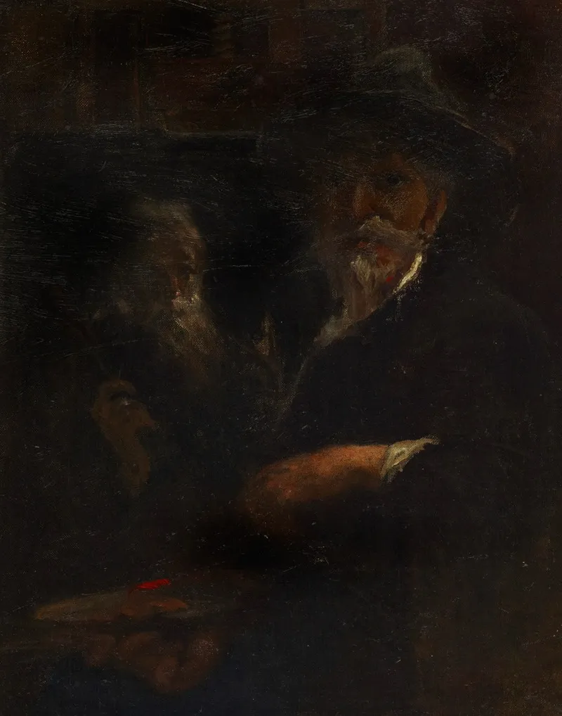 Study Of The Artist At Work