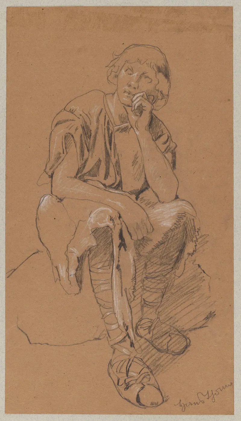 Study Of The Figure Of Siegfried