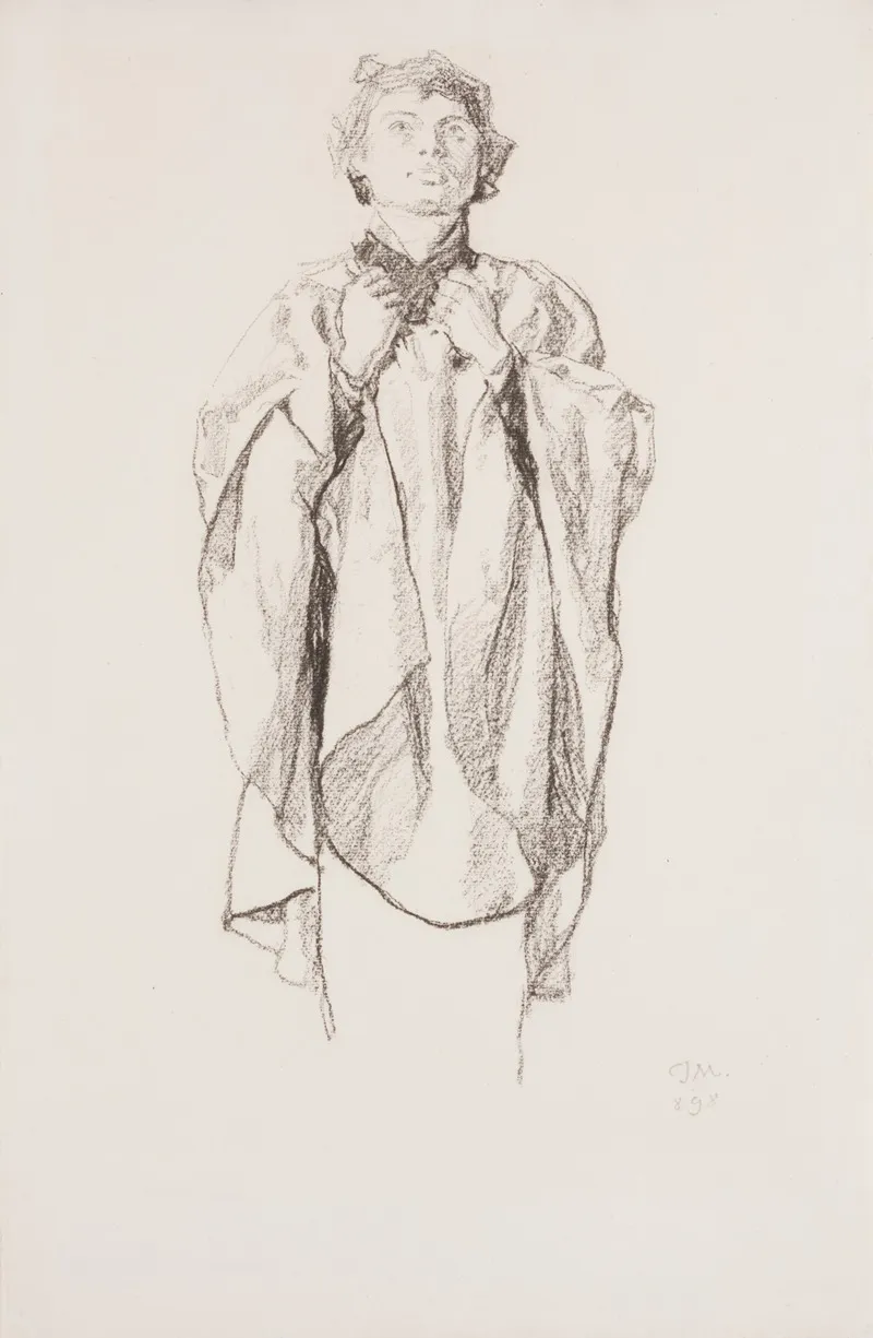 Study Of The Figure Of St Sebastian