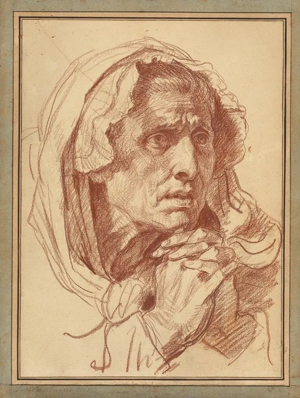 Study Of The Head Of An Old Woman