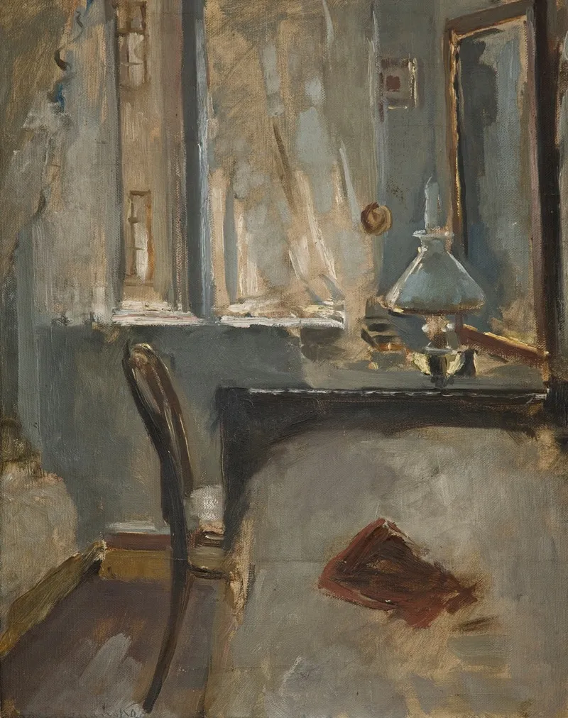 Study Of The Interior Of The Artists Studio In Krakow Wall Art by Olga Boznanska - High-Resolution Digital Print