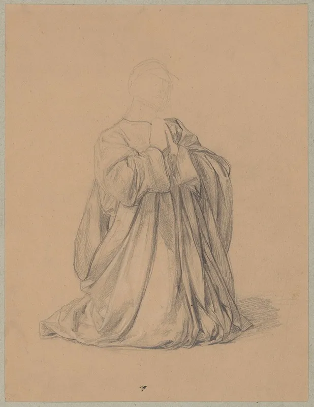 Study Of The Robes Of St Matthias To The Painting Martyrdom Of St Matthias 2