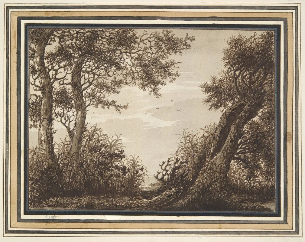 Study Of Trees 6 Wall Art by Adriaen Hendriksz. Verboom - High-Resolution Digital Print