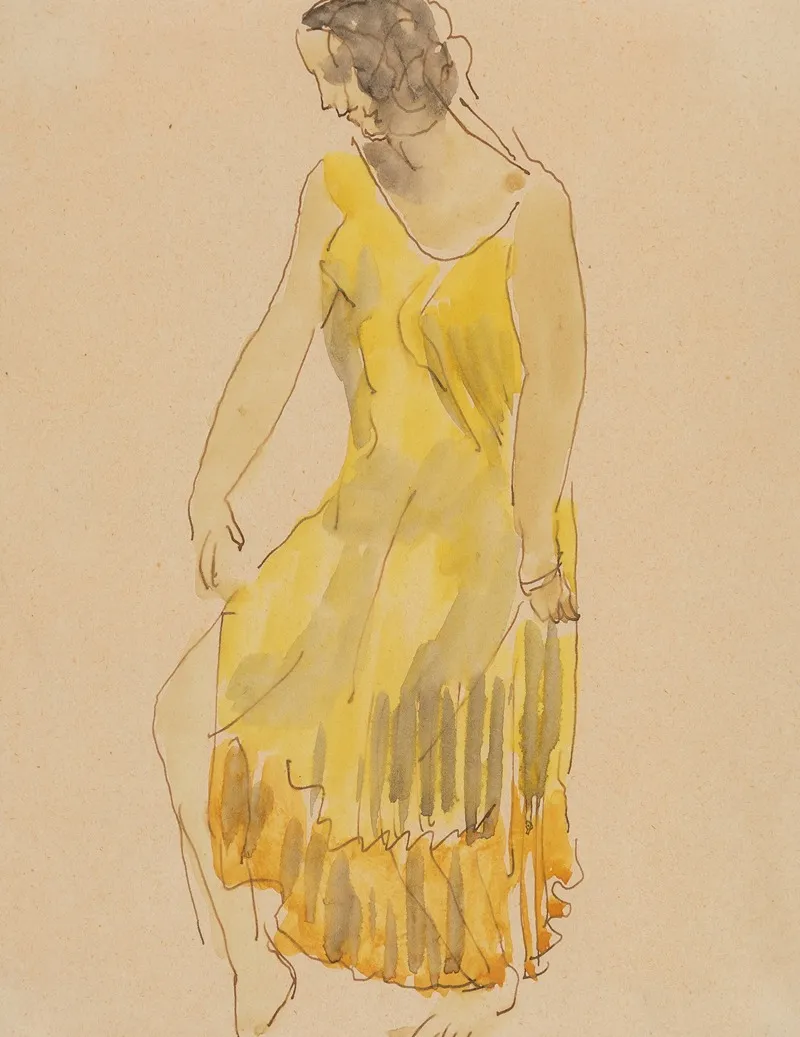 Study Of Yvonne Daunt Wall Art by Emile Antoine Bourdelle - High-Resolution Digital Print